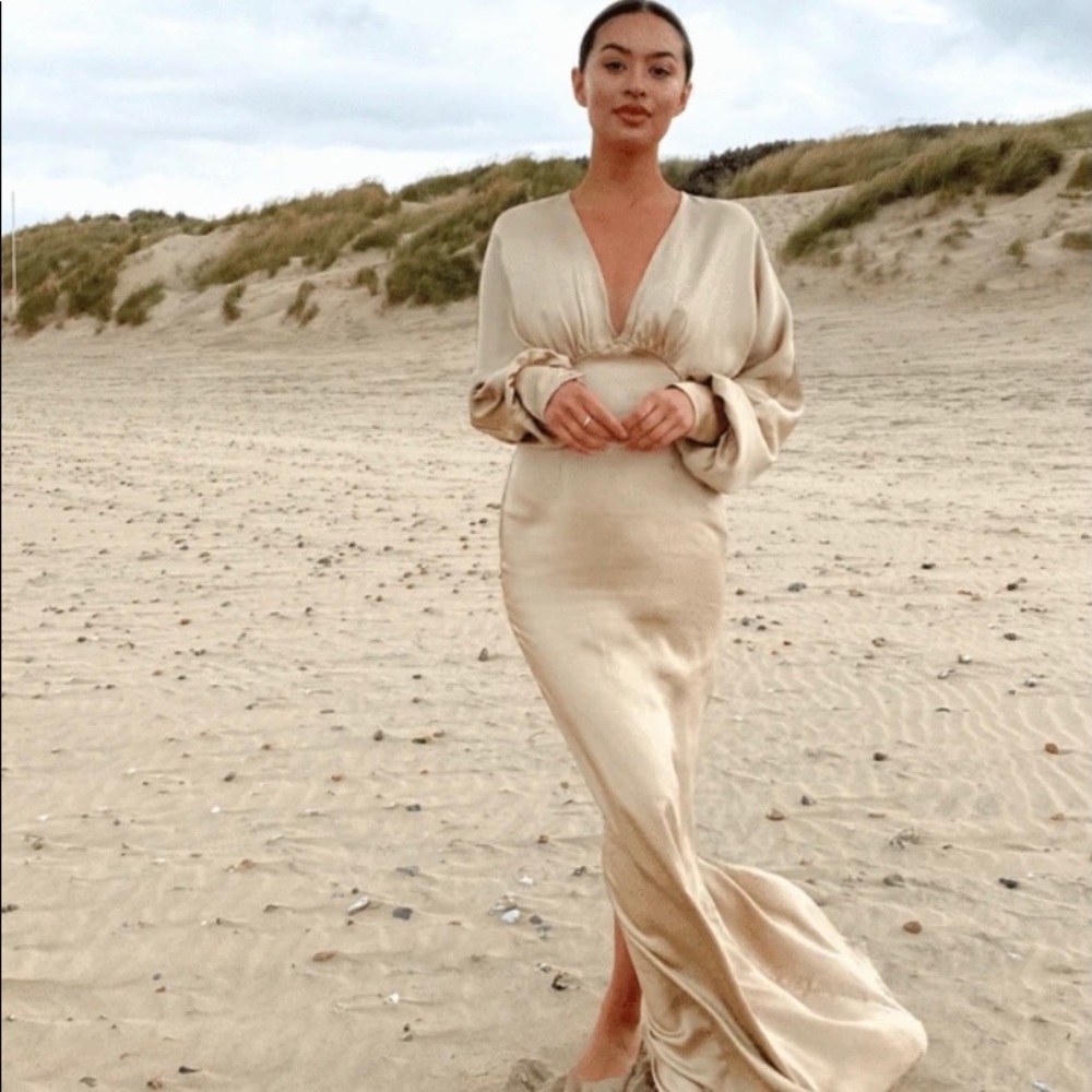 Pretty Lavish Champagne Dress